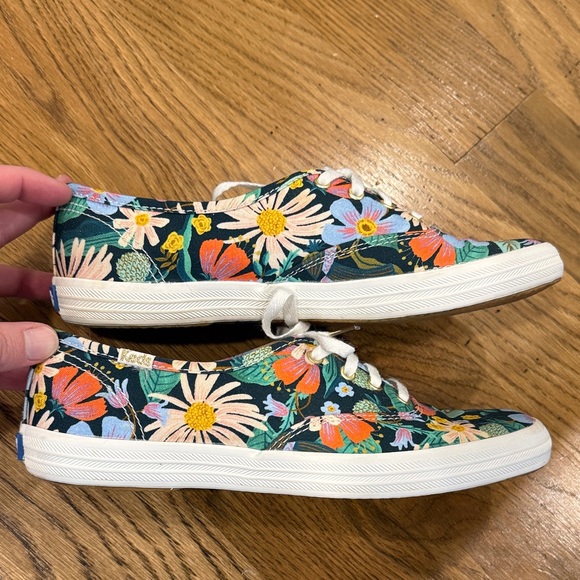 Rifle Paper Co. Keds Floral Canvas Sneakers women’s size 6 - Picture 6 of 8